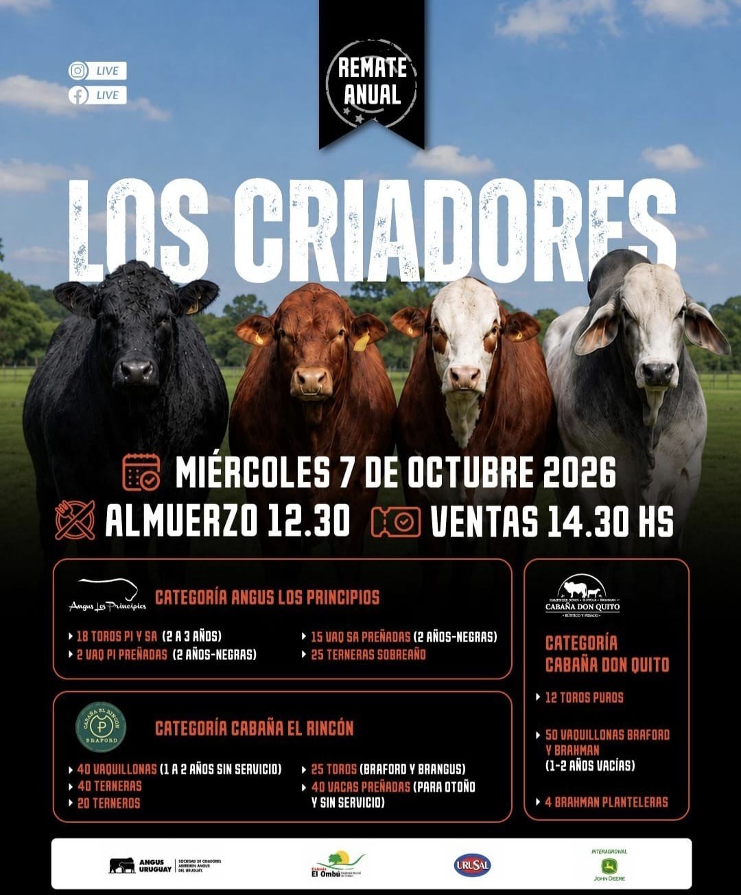 Remate Anual LOS CRIADORES